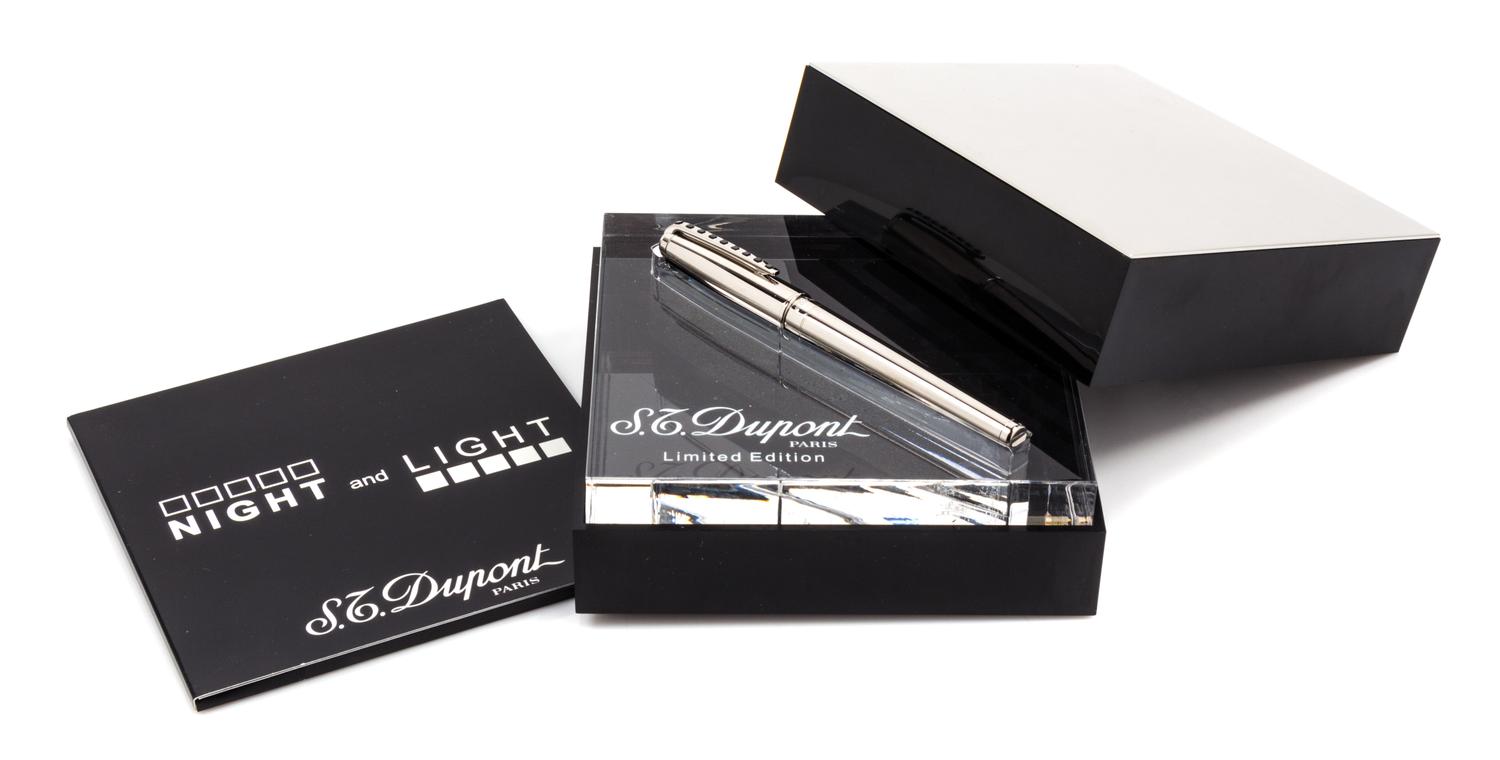 An S.T. Dupont Night and Light: Night Limited Edition Onyx-Inset Fountain Pen