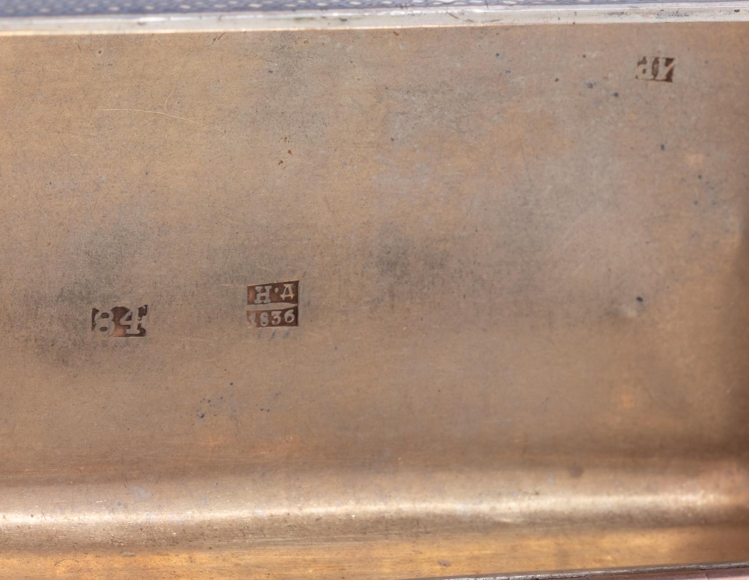Two Russian Niello Silver Snuff Boxes