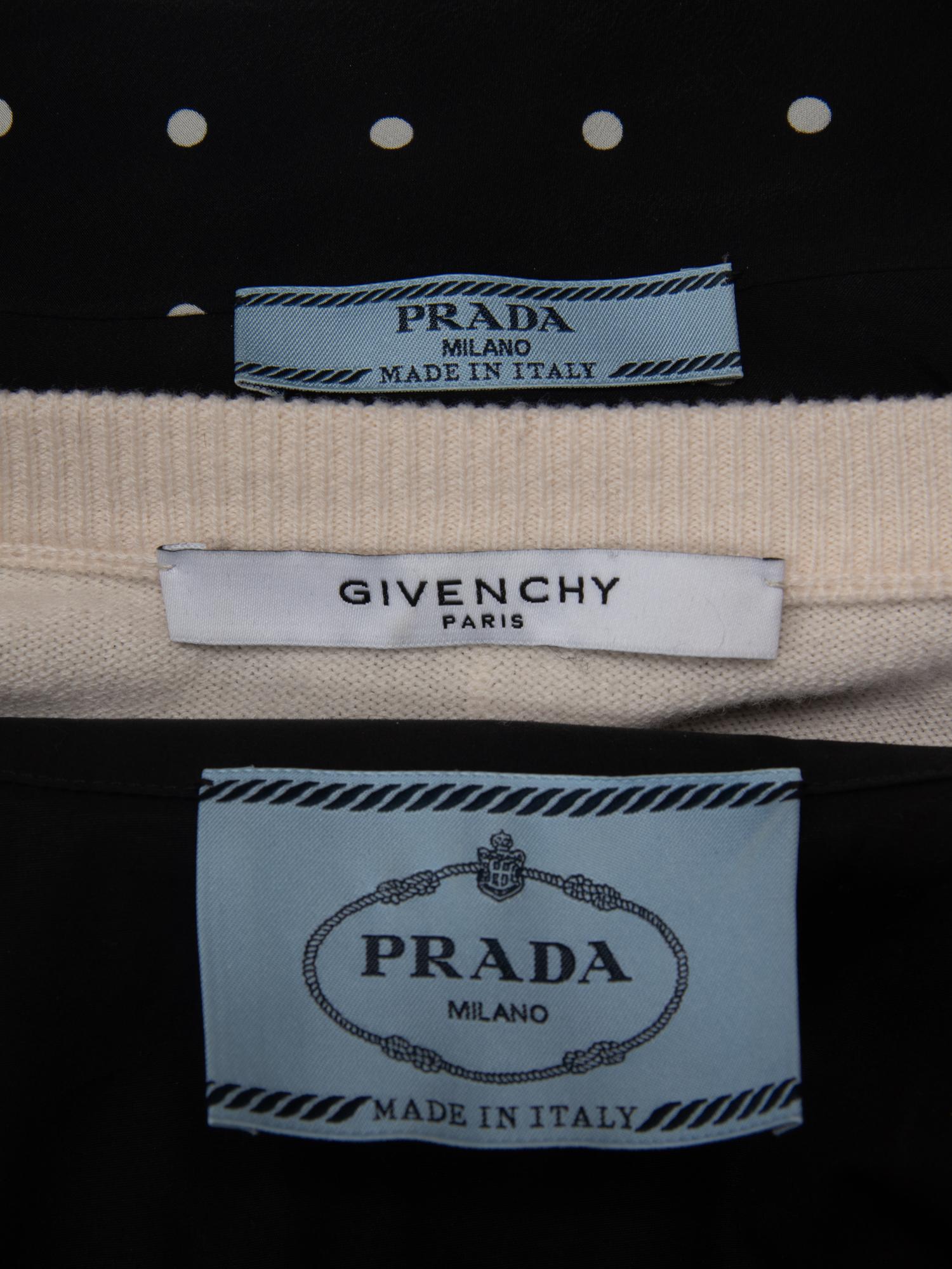 Three Designer Tops, Givenchy & Prada