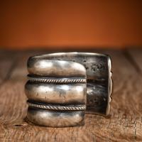 Navajo Silver and Turquoise Cuff Bracelet