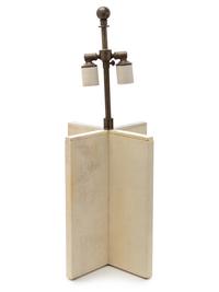 Custom Croisillon Table Lamp Mattaliano, USA