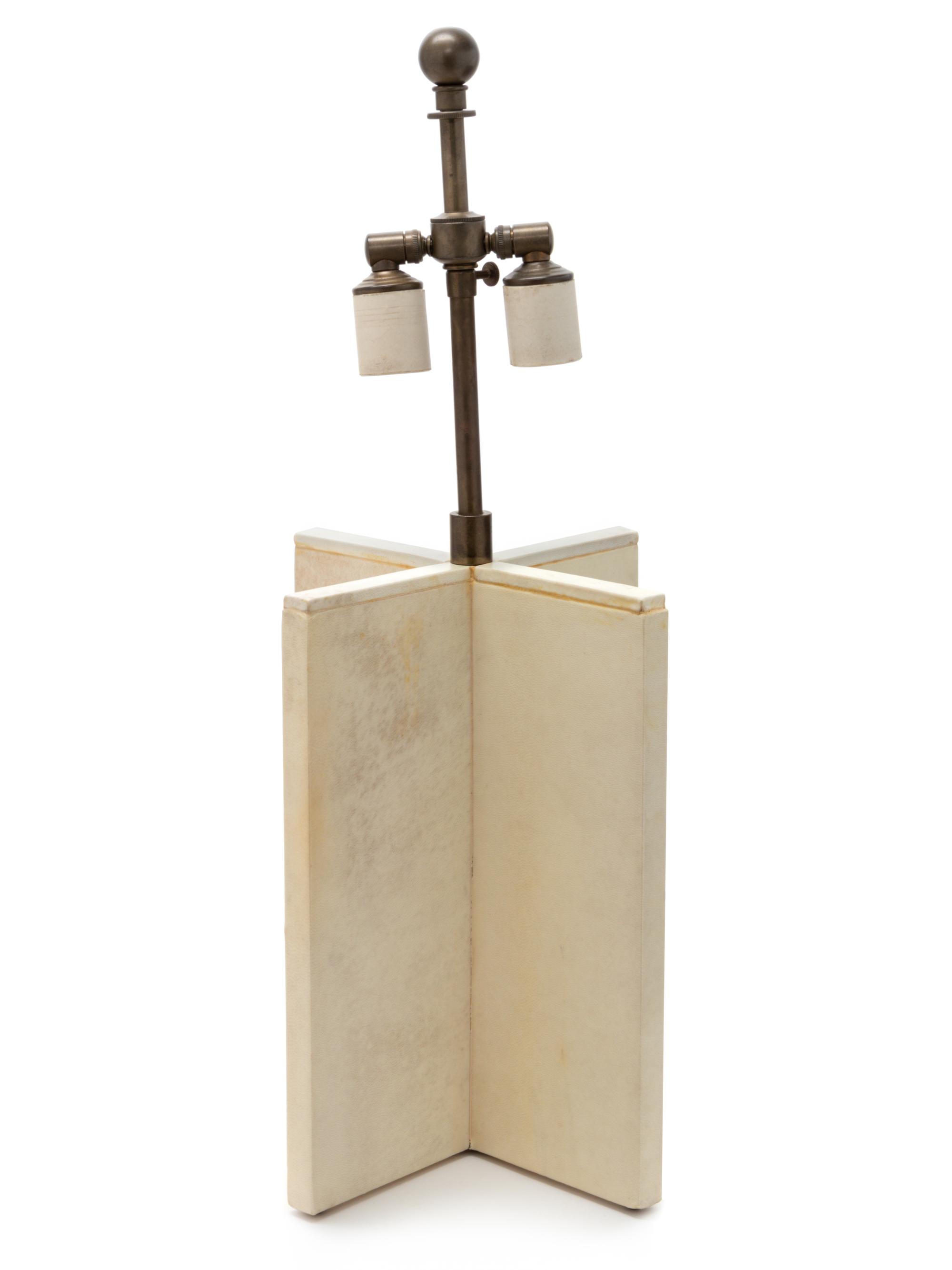 Custom Croisillon Table Lamp Mattaliano, USA