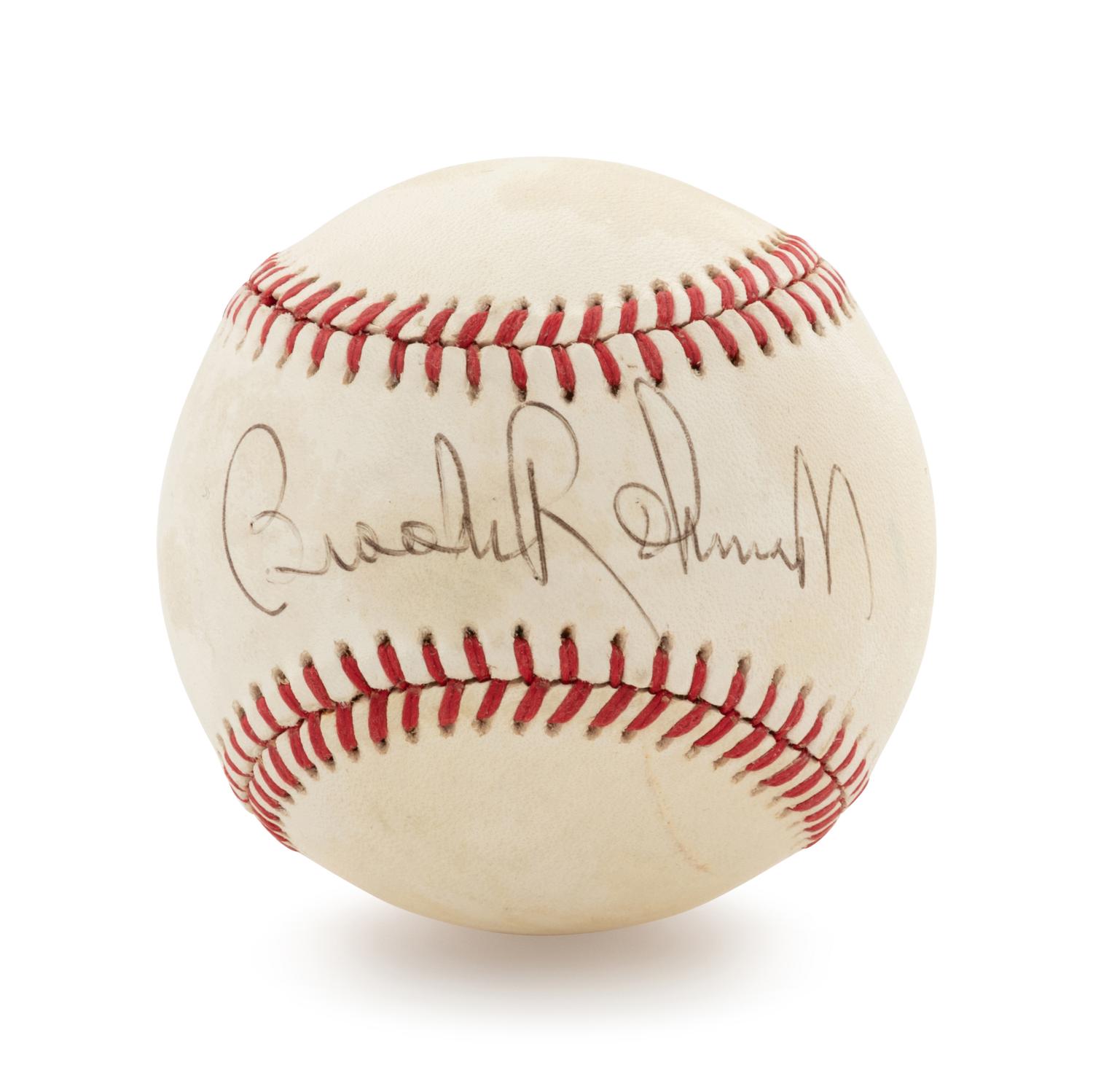 A Group of 20 Signed Hall of Fame Baseballs,