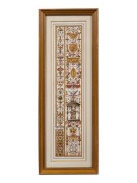 A Set of Eight Neoclassical Watercolor Illustrations