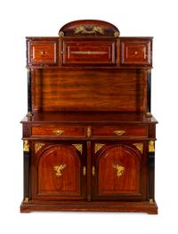 An Empire Style Gilt-Bronze-Mounted Rosewood Buffet