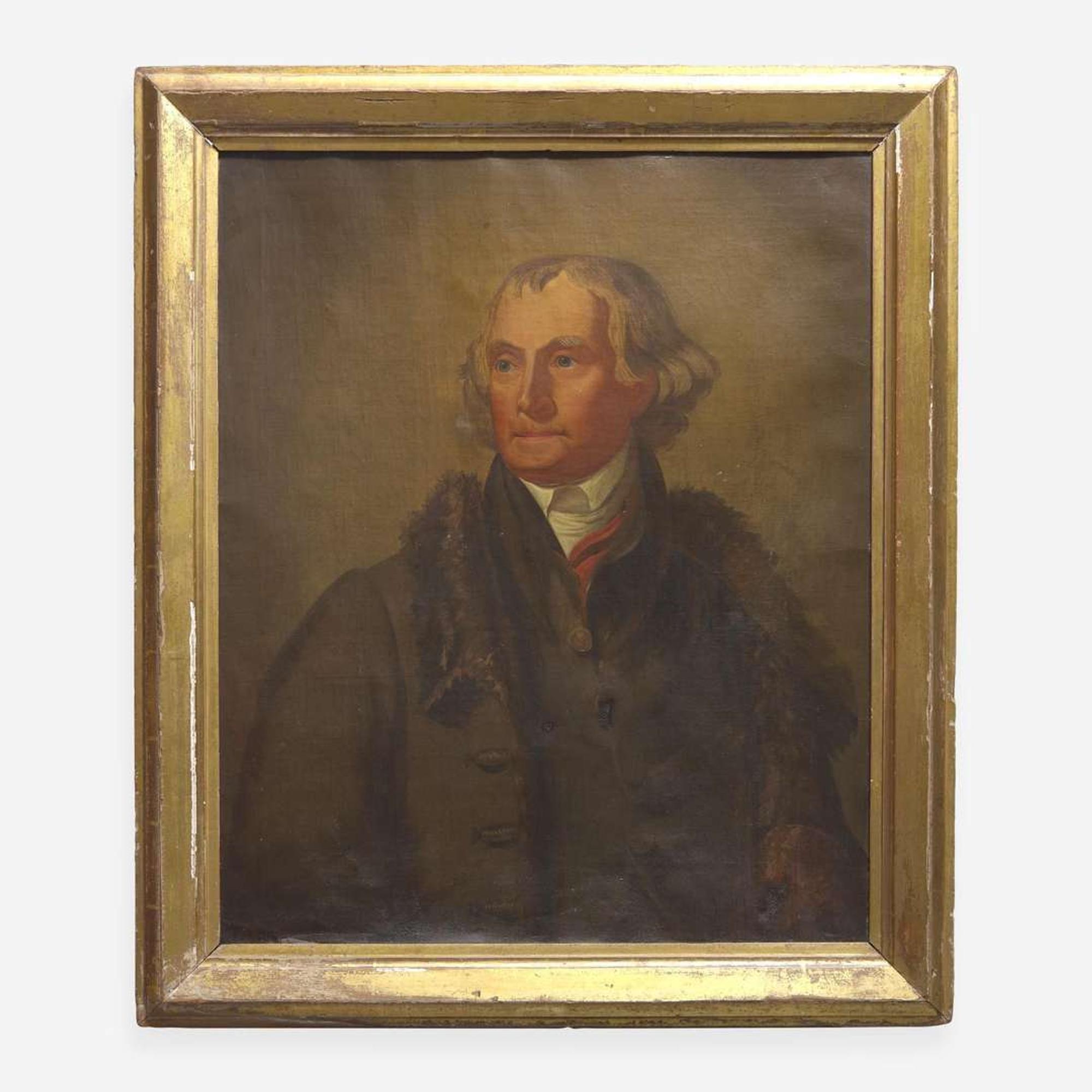 American School 19th century, After Thomas Sully (1783-1872) Portrait of Thomas Jefferson (1743-1826)