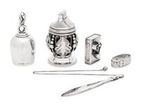 A Group of Georg Jensen Silver Articles