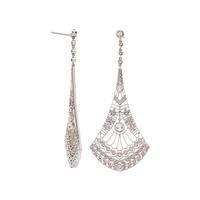 TIFFANY & CO., DIAMOND 'ARCHIVAL FAN' EARRINGS