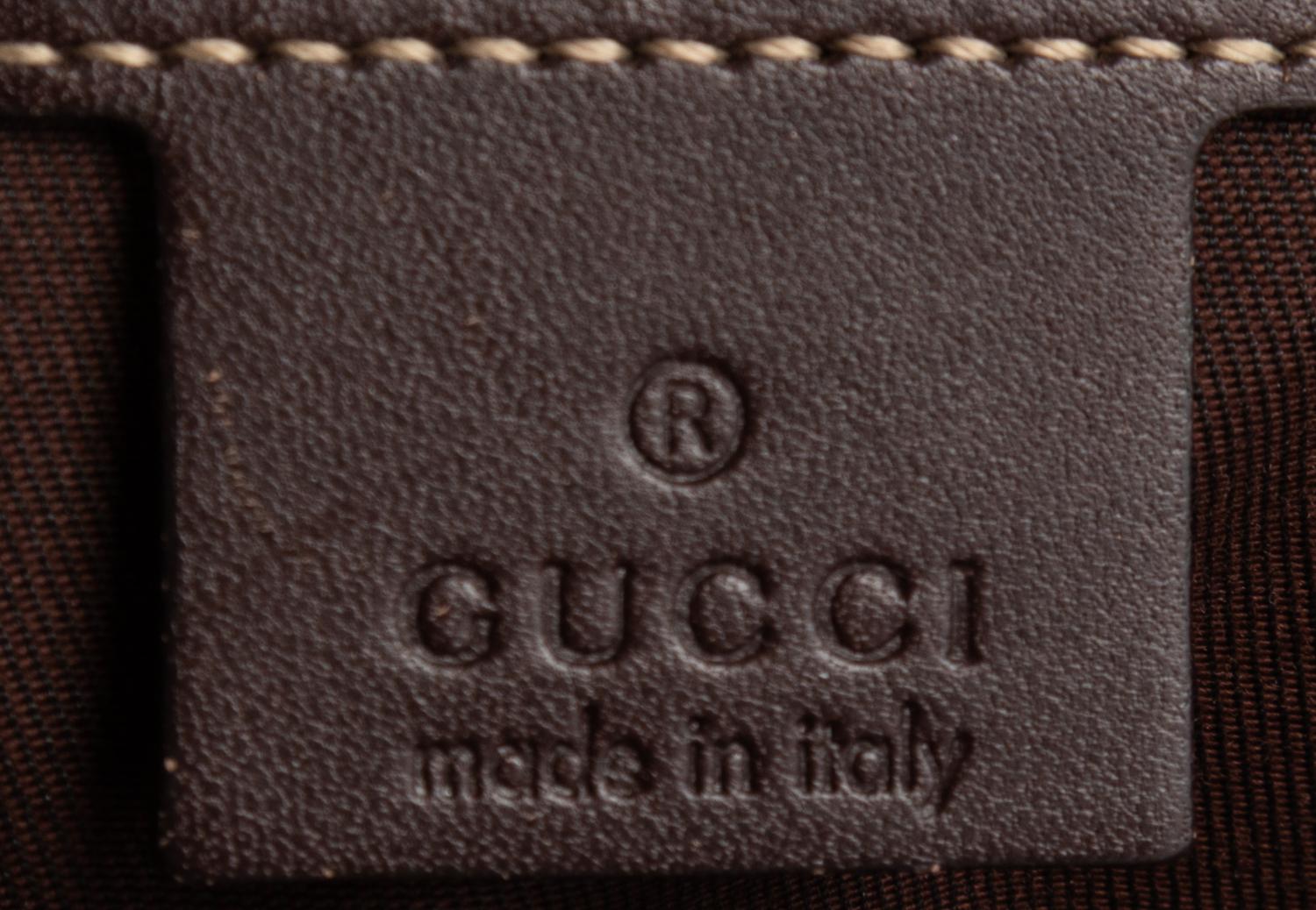 Three Vintage Gucci Monogram Bags, 1970-90s
