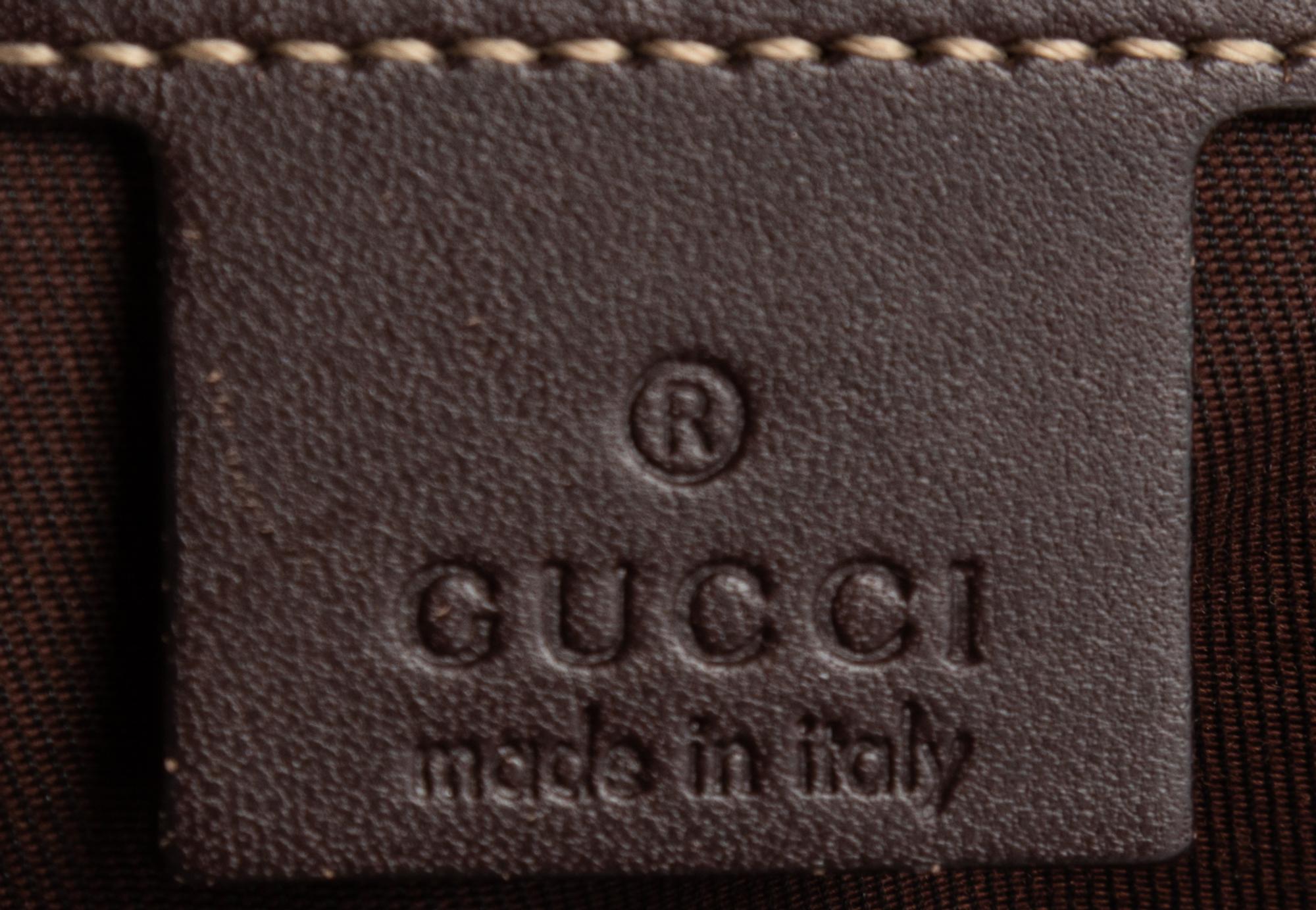 Three Vintage Gucci Monogram Bags, 1970-90s