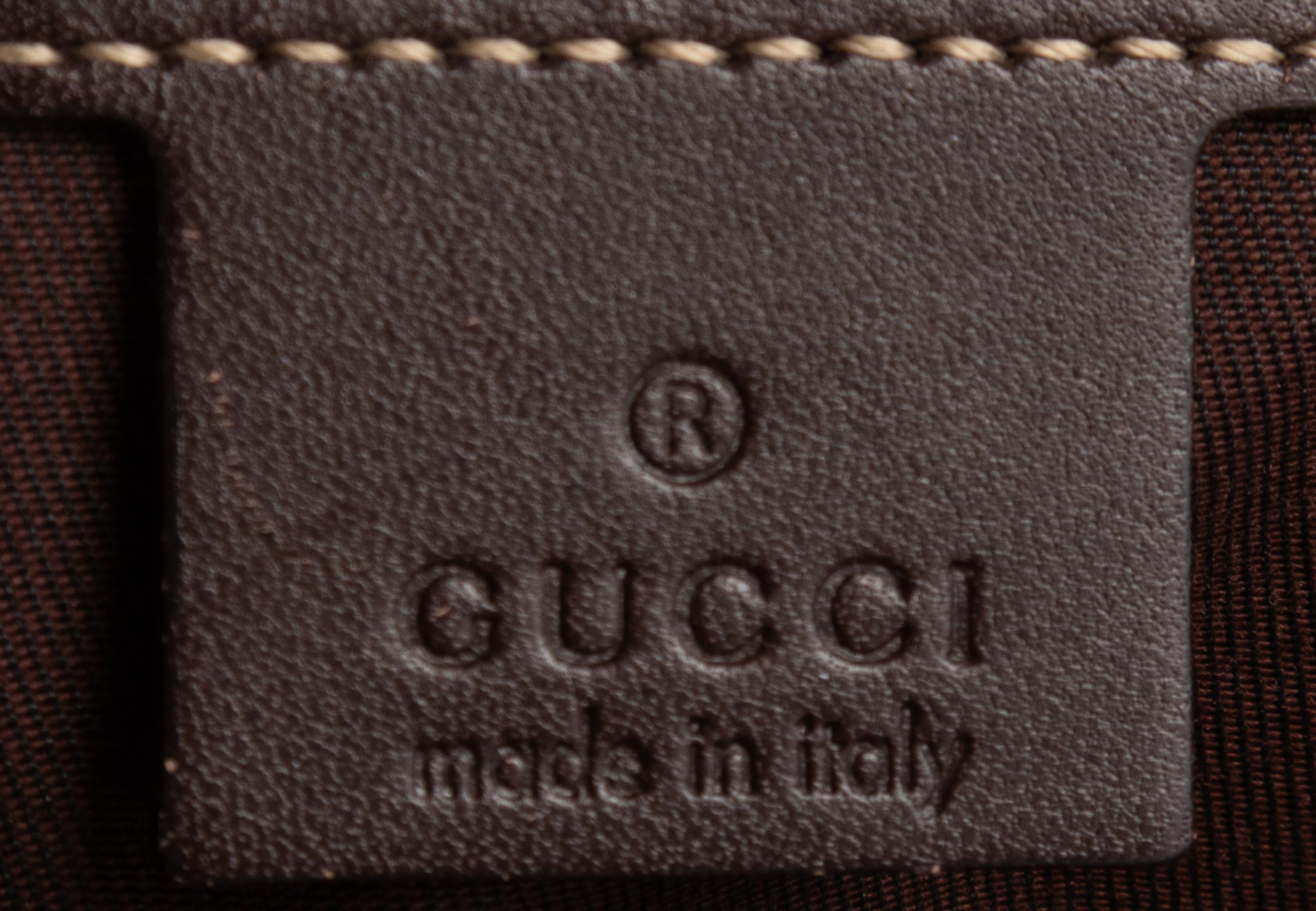Three Vintage Gucci Monogram Bags, 1970-90s
