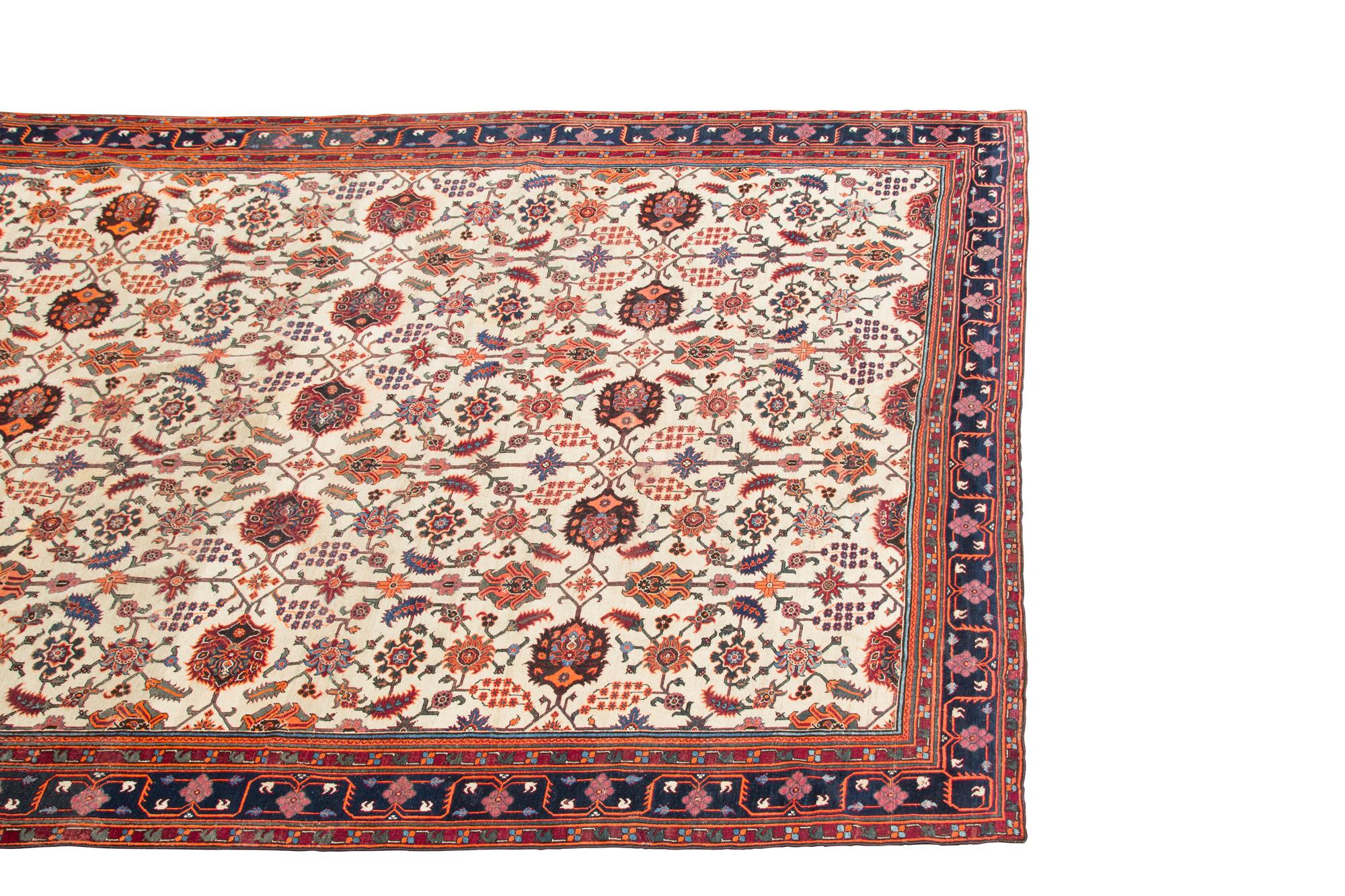 A Lahore Carpet 12 feet x 14 feet. — EARLY 20TH CENTURY