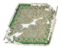 A Fisher Building Ceiling Mosaic Panel 53 x 43 inches. — CIRCA 1896