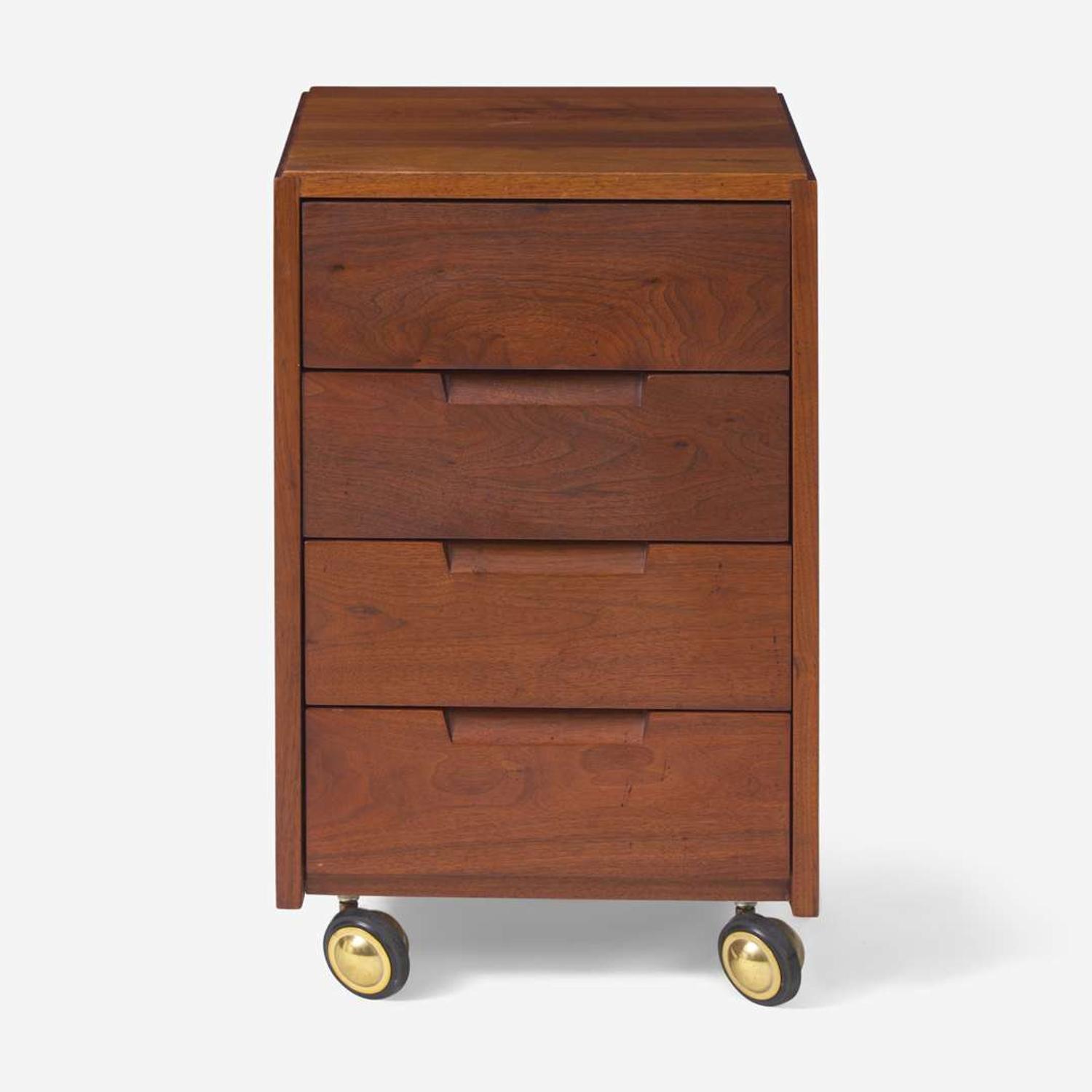 George Nakashima (American, 1905-1990) Special Pedestal Chest of Drawers, New Hope, Pennsylvania, 1973