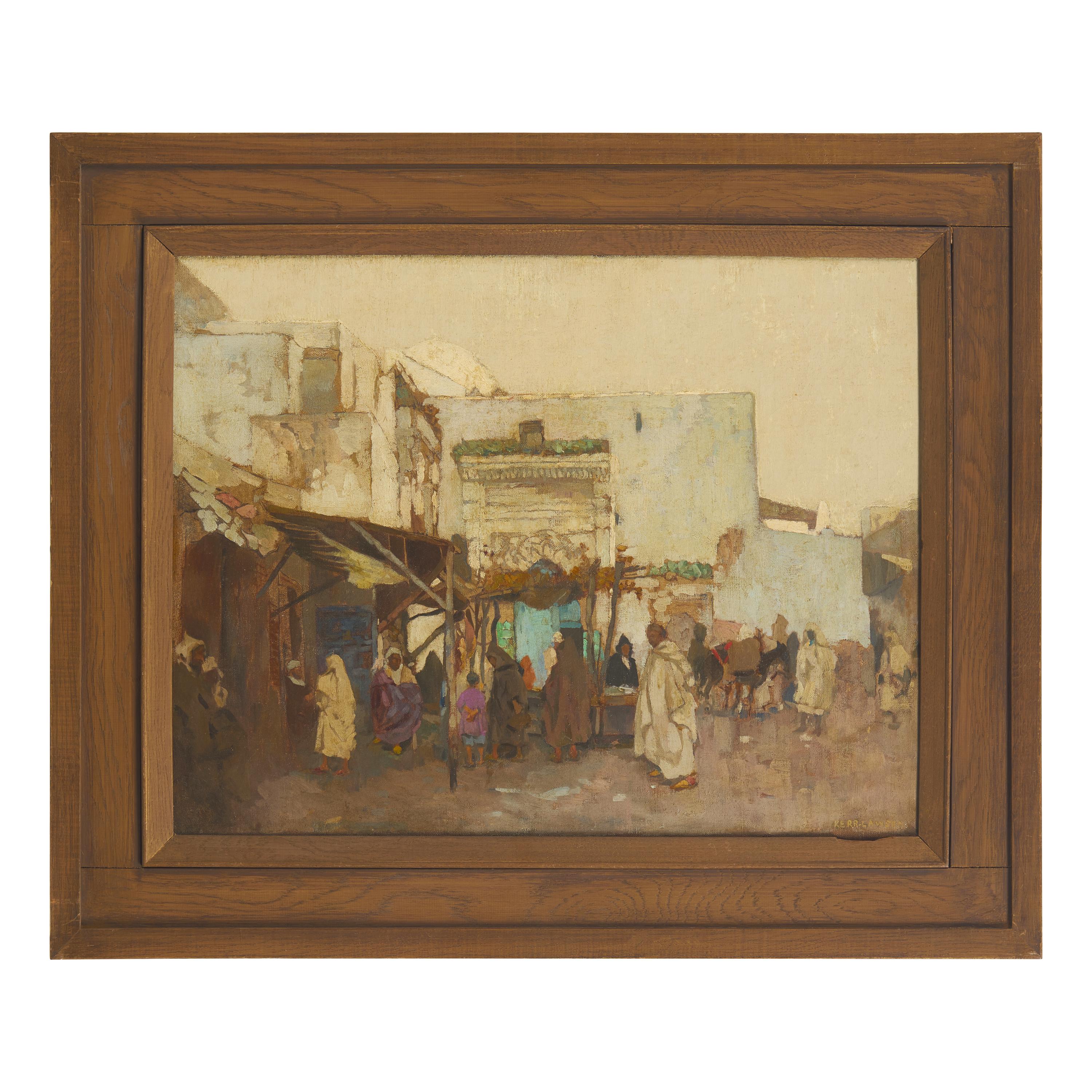 James Kerr-Lawson (Scottish, 1864–1939) — A Moorish Market