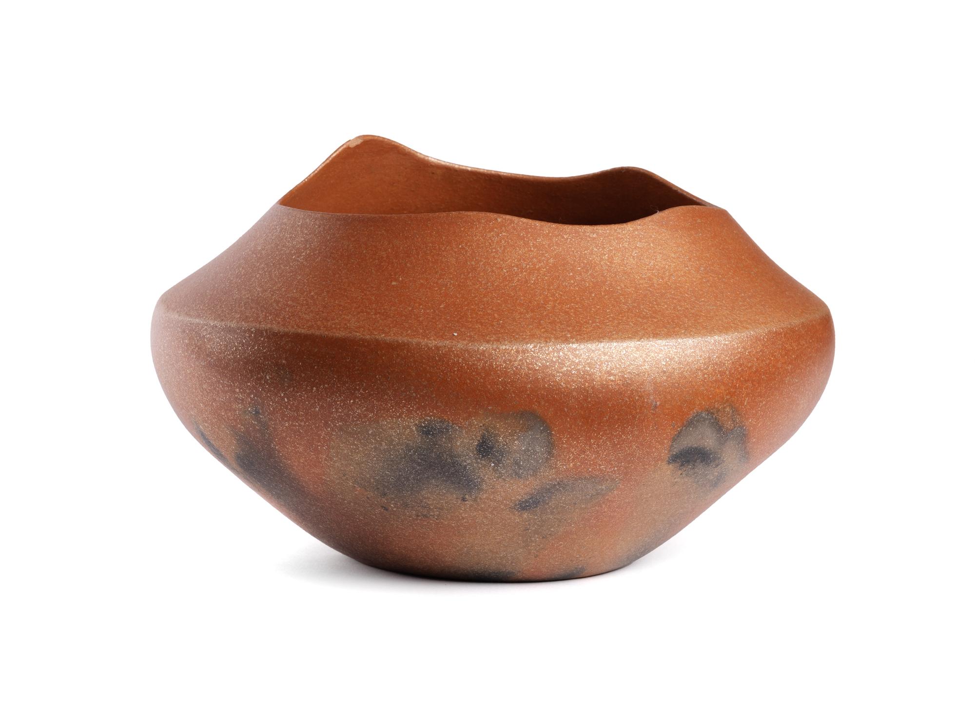 Large Micaceous Pottery Bowl