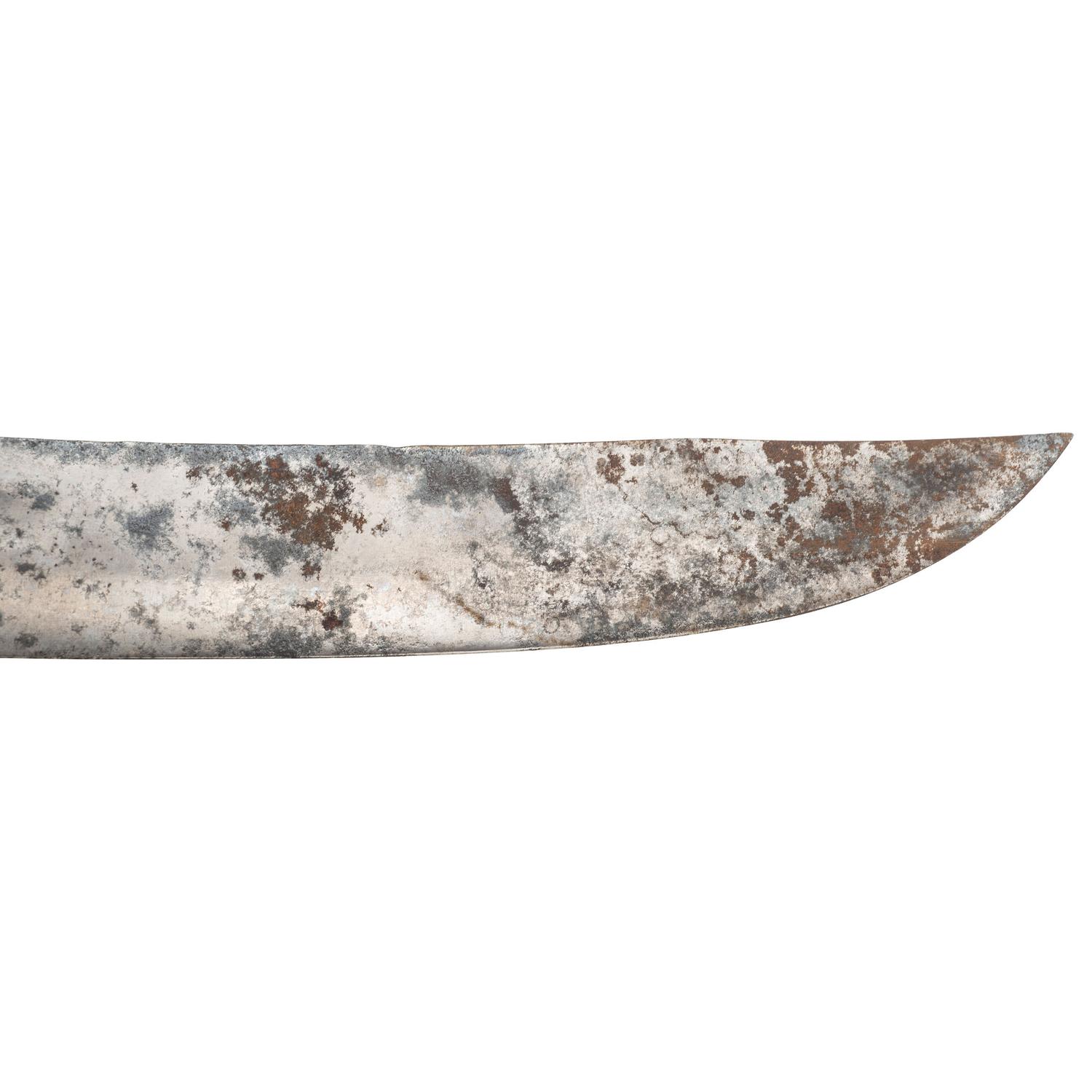 Philadelphia Bird's Head Pommel Silver Hilted Officer's Saber with Silver Mounted Leather Scabbard