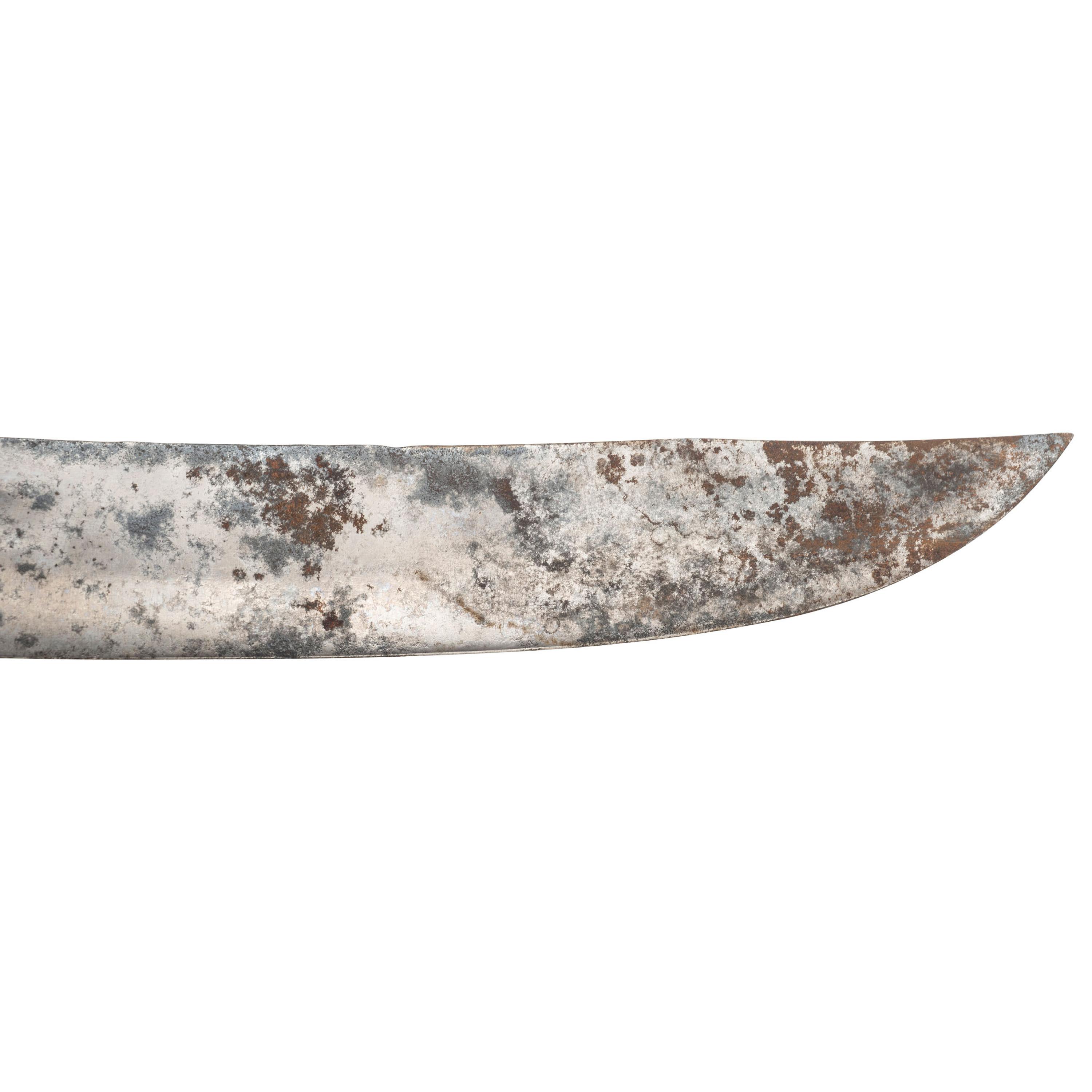 Philadelphia Bird's Head Pommel Silver Hilted Officer's Saber with Silver Mounted Leather Scabbard