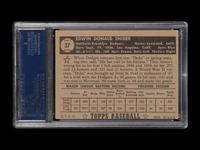 A 1952 Topps Duke Snider Black Back Baseball Card No. 37 (PSA 3 VG)
