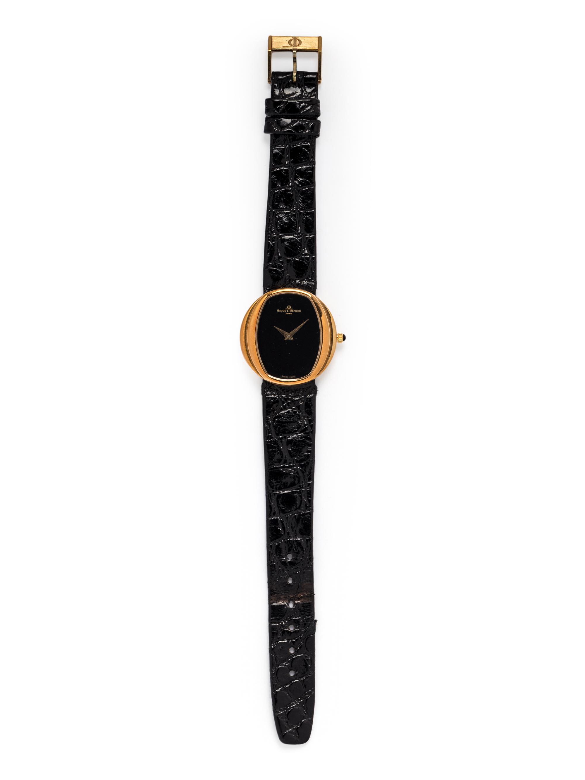 BAUME & MERCIER, 18K YELLOW GOLD WRISTWATCH