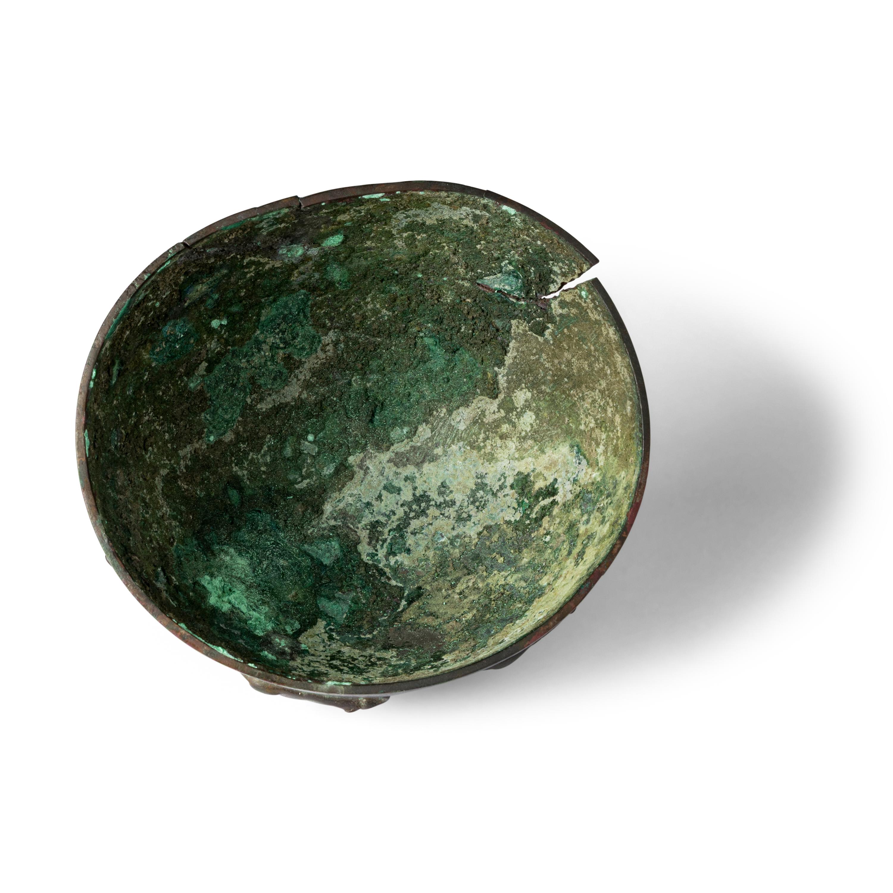 A Sumerian Copper Bowl with a Procession of Animals