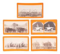 [CIVIL WAR]. A group of 23 stereoviews featuring significant locations and events throughout the war. Hartford, CT: Taylor & Huntington, ca 1890s.