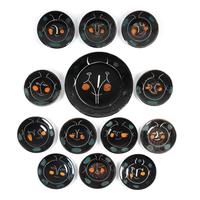 Service Visage Noir (the complete set comprising one dish and 12 plates, A.R. 35-47)
