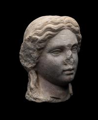 A Roman Marble Head of Apollo