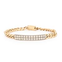 Hammerman Brothers, Diamond and Yellow Gold Bracelet
