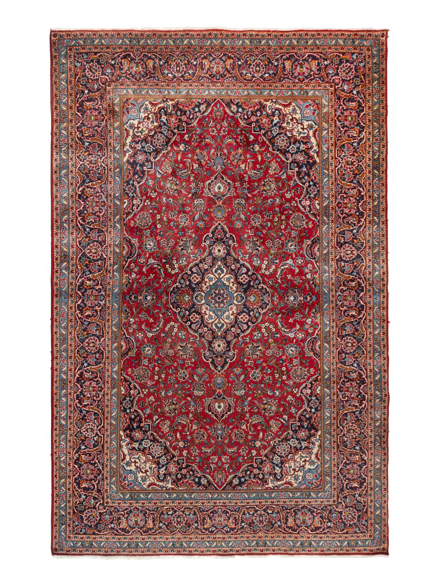 A Kashan Wool Rug