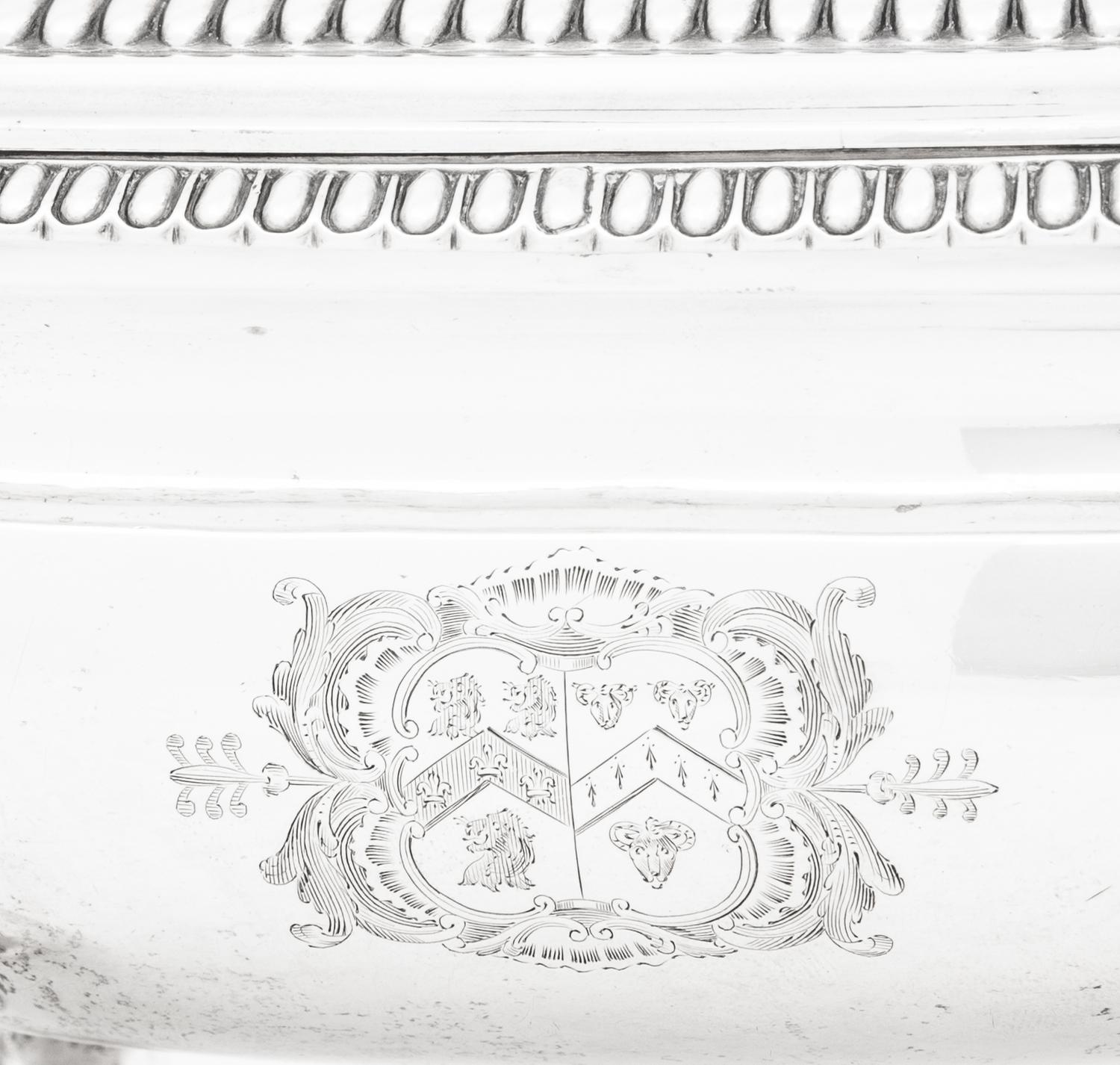 A Pair of George III Silver Sauce Tureens