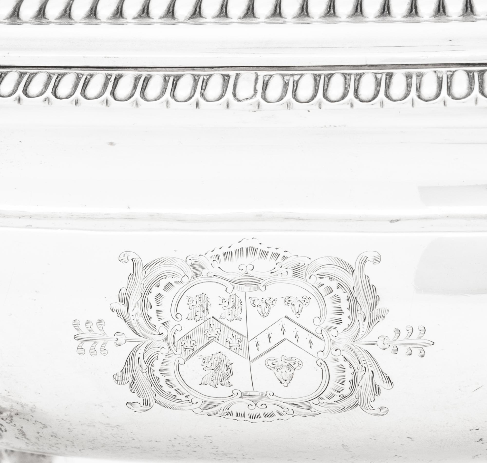 A Pair of George III Silver Sauce Tureens