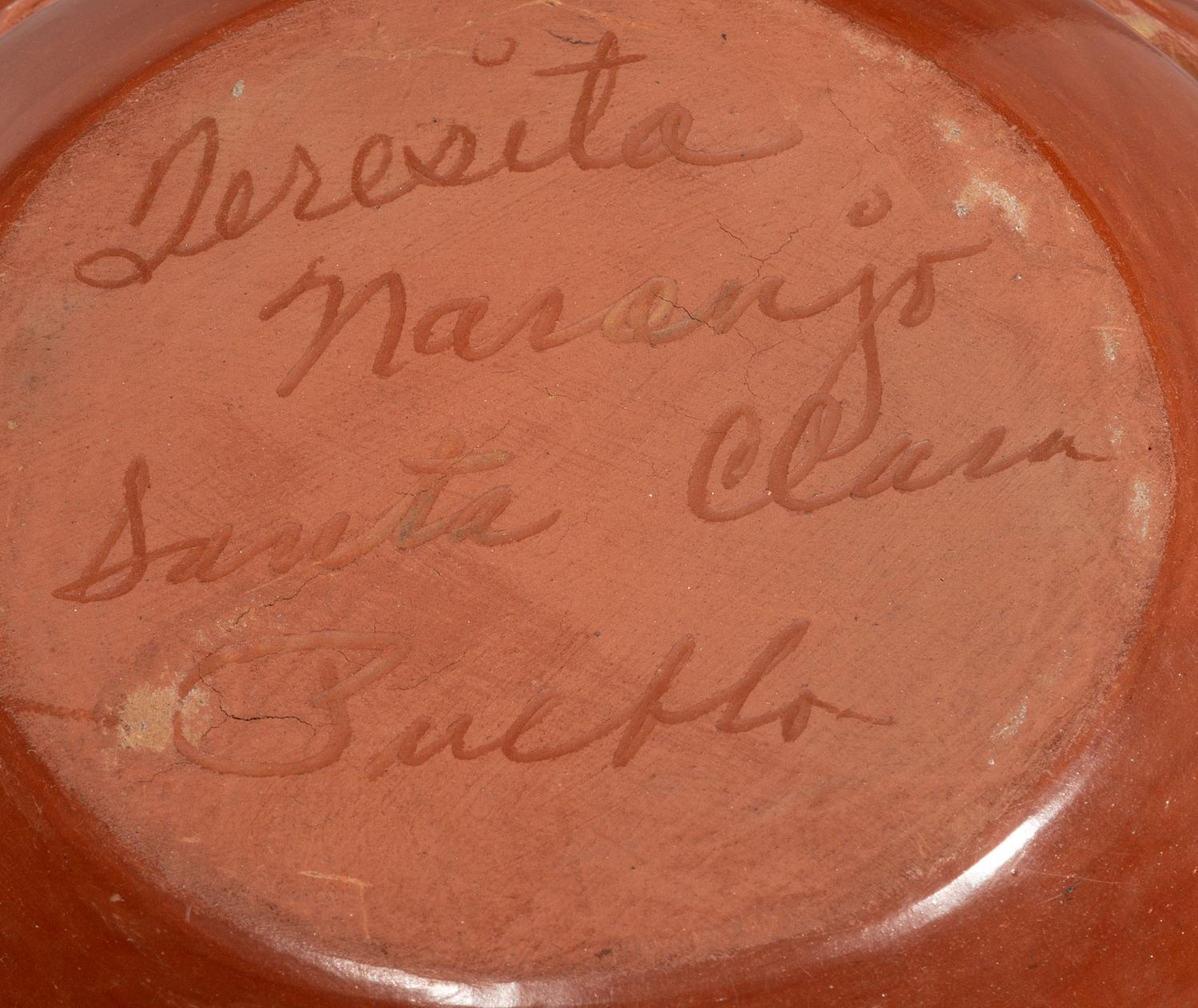 Carved Red and Blackware Pottery
