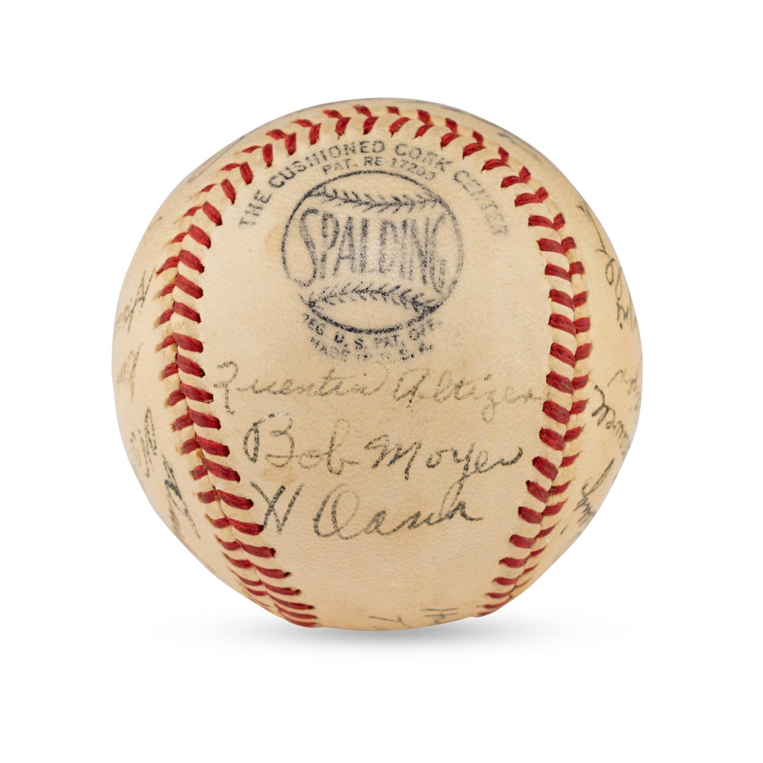 A 1946 Dallas Rebels Team Signed Autograph Baseball