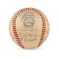 A 1946 Dallas Rebels Team Signed Autograph Baseball