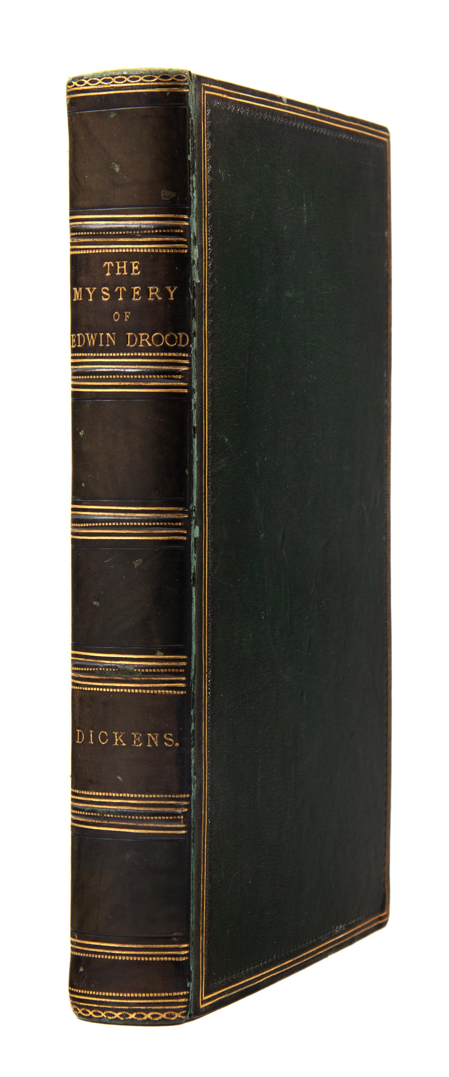 DICKENS, Charles (1812-1870). The Mystery of Edwin Drood. London: Chapman and Hall, April-September 1870.