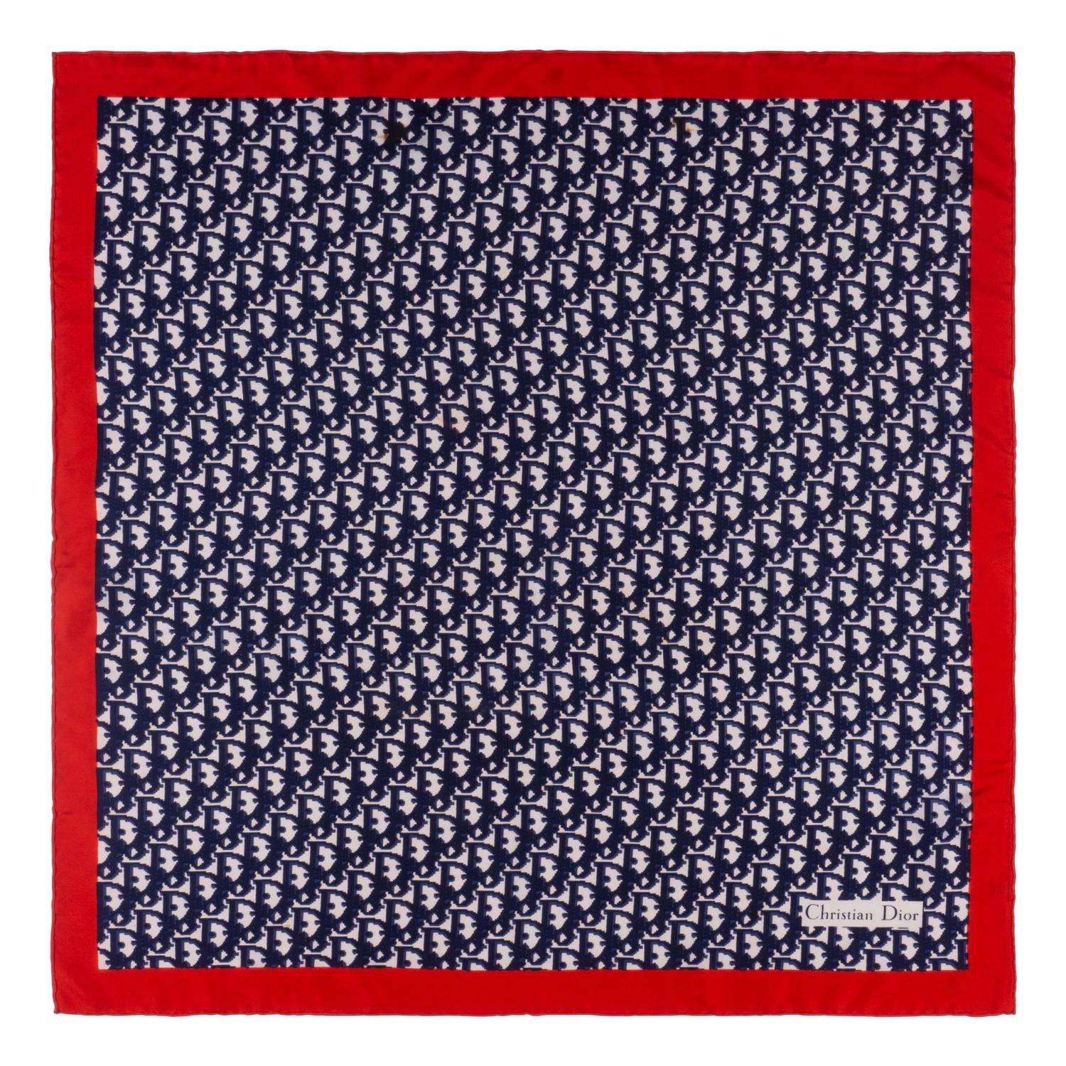 Group of Seven Designer Scarves by Hermès, Gucci, and Celine