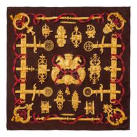 Two Hermès 90cm Silk Scarf, Carré
