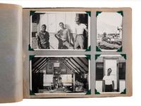 [VIETNAM]. Photo album and accompanying paperwork identified to African American US Army Sergeant Howard L. Cooper. Ca 1960s.