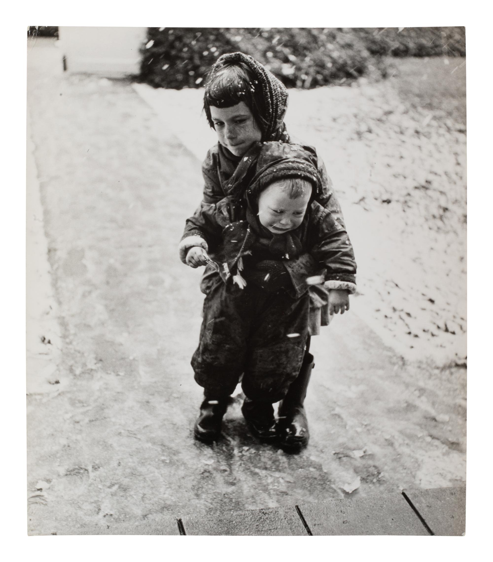 A group of three works depicting the Rothstein Children, New Rochelle, New York, 1958; printed ca. 1958 (three works)