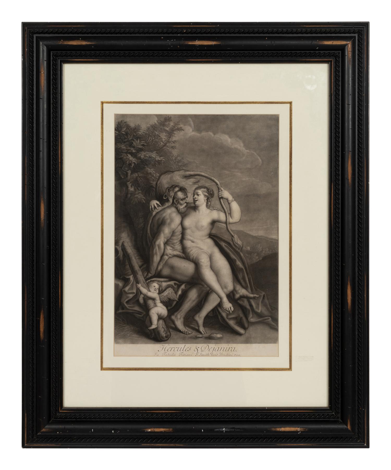 A Set of Three Chromolithographs after Titian