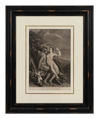 A Set of Three Chromolithographs after Titian