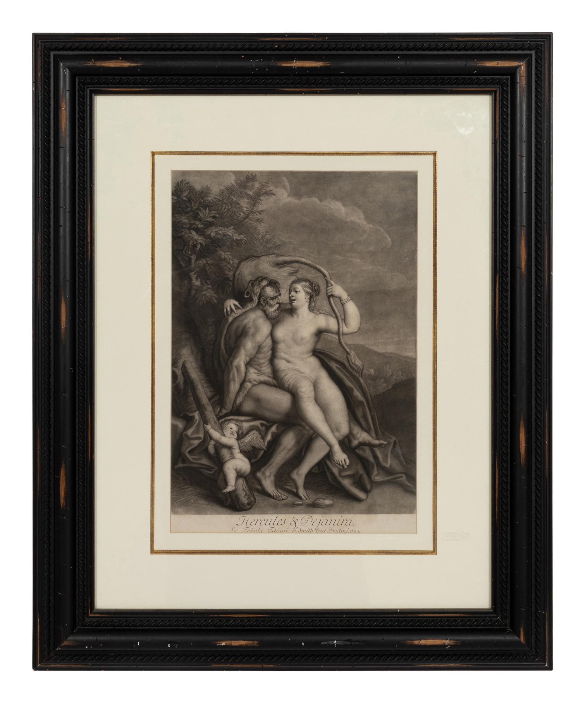 A Set of Three Chromolithographs after Titian