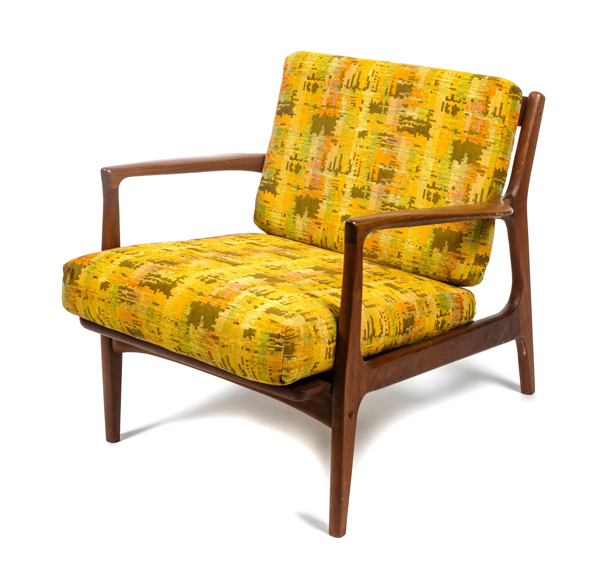 A Danish Lounge Chair Height 26 1/2 inches. — IB KOFOD LARSEN