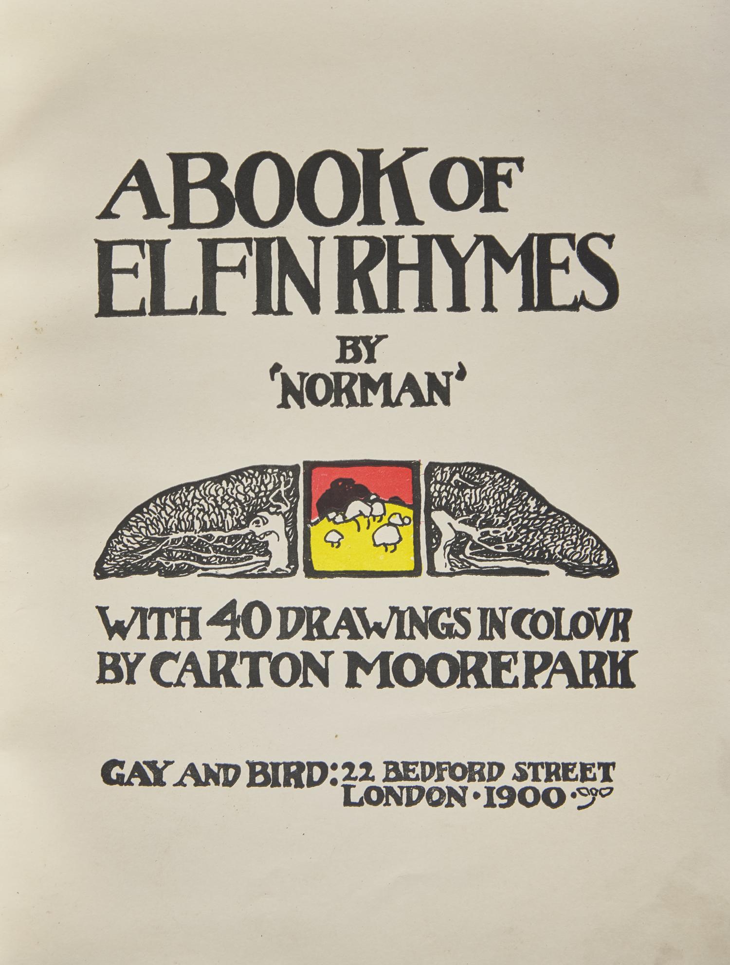 [Mackintosh, Charles Rennie] 'Norman'. Elfin Rhymes