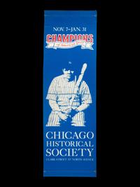 An Early 1980s Babe Ruth Chicago Historical Society Large Street Banner
