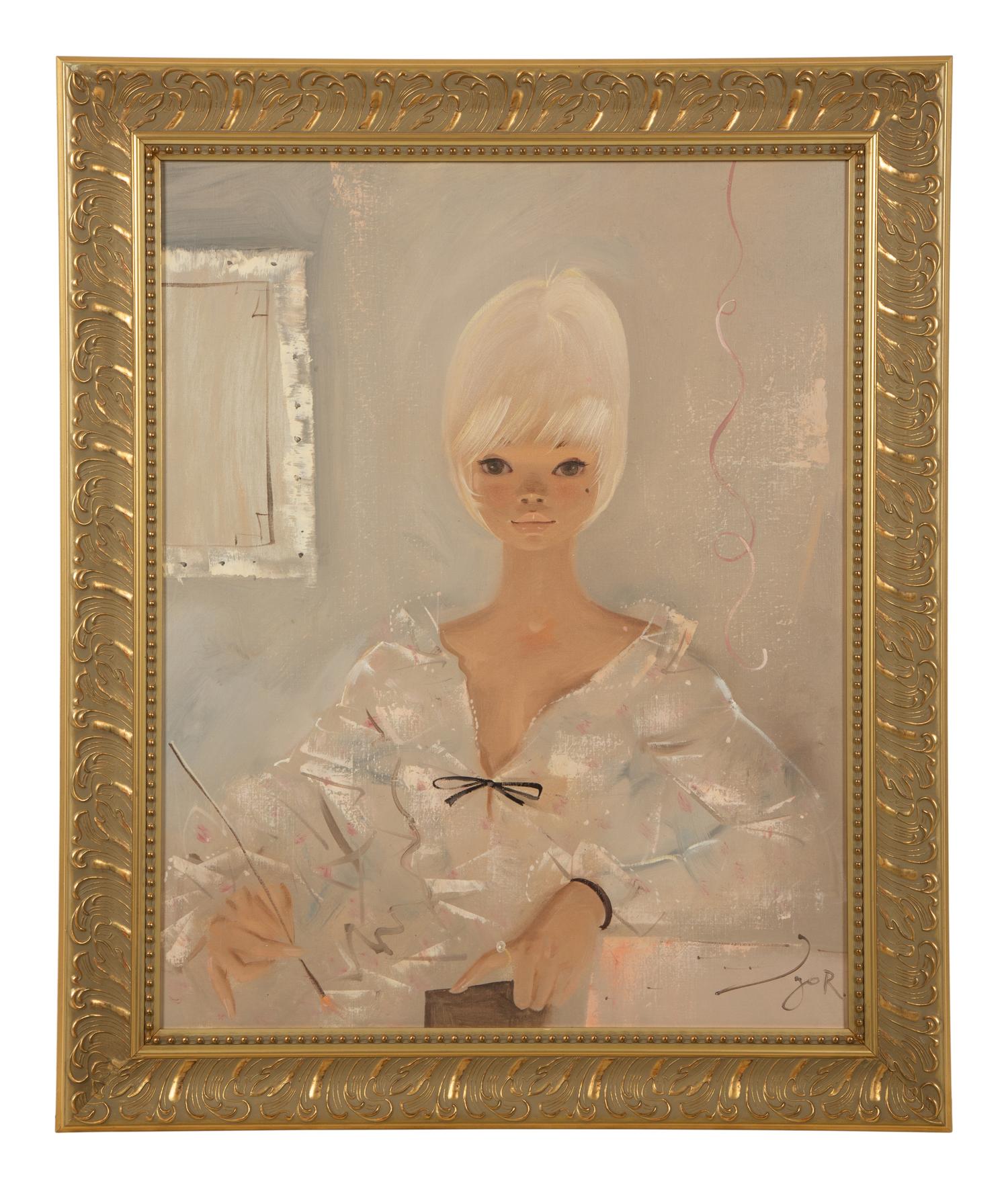 A Girl in a White Dress