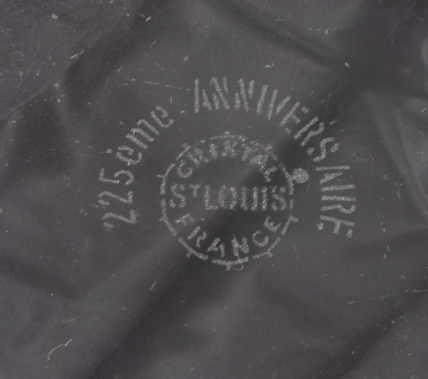 A Set of Saint-Louis Cut Glass Table Articles