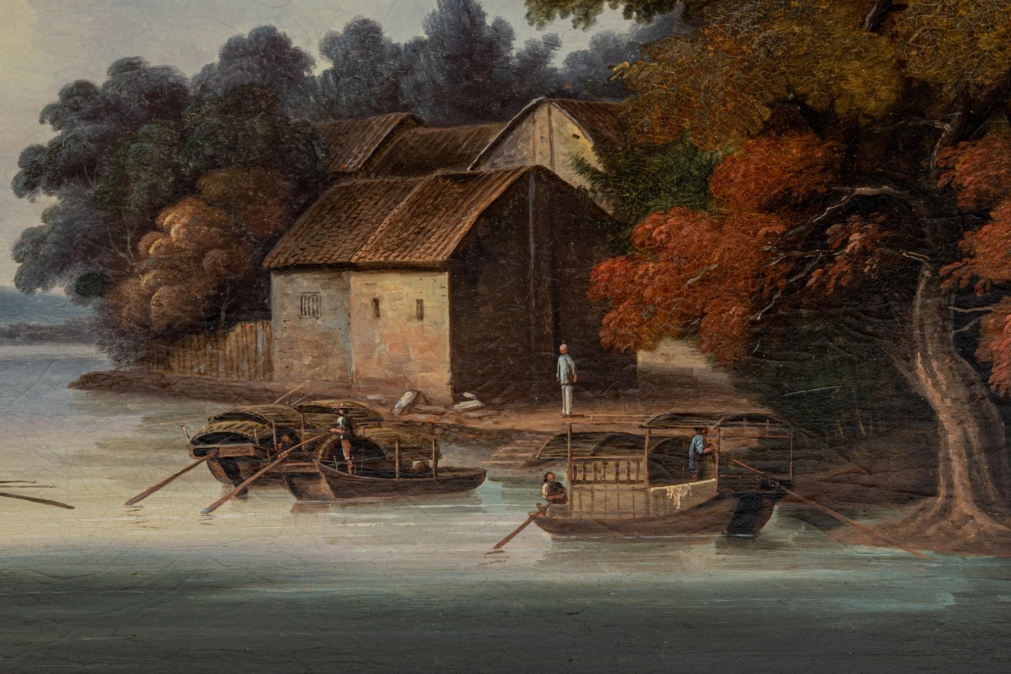 A Set of Four Chinese Export Landscapes