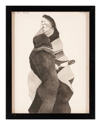 Two Works: Indian with Feather, Printer's Proof and Grandmother, edition I/X, 1977